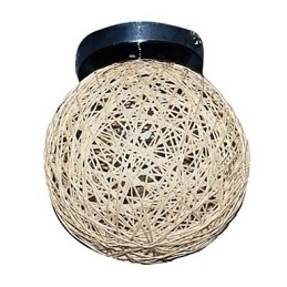 Designer Touch Decorative 1 Light Ceiling Light in Ball Shaped Shade
