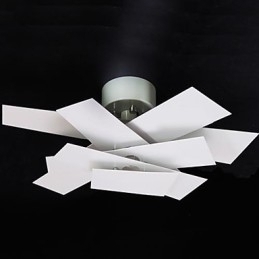 Designer Touch Decorative Flush Mount Light White Warm White Light Fashion Simple Creative Propeller