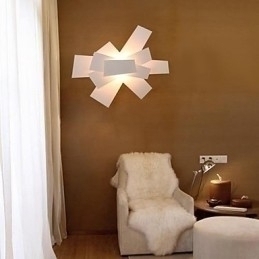 Designer Touch Decorative Flush Mount Light White Warm White Light Fashion Simple Creative Propeller