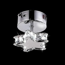 Designer Touch Decorative Modern Contemporary Crystal Metal Flush Mount