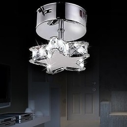 Designer Touch Decorative Modern Contemporary Crystal Metal Flush Mount