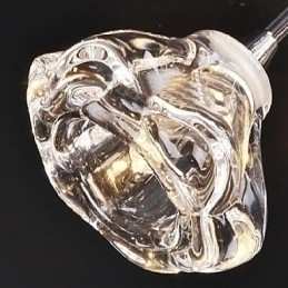 Designer Touch Decorative Modern Contemporary Rustic Lodge Chrome Metal Flush Mount