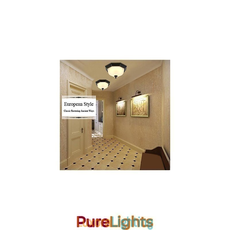 Designer Touch Decorative Traditional Classic Retro Mini Style Others Metal Flush Mount