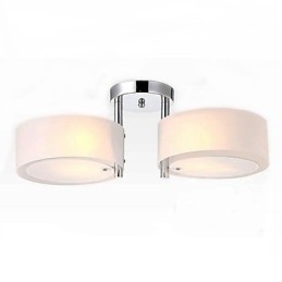 Designer Touch Decorative Flush Mount Modern Contemporary 2 Lights Ceiling Light Metal