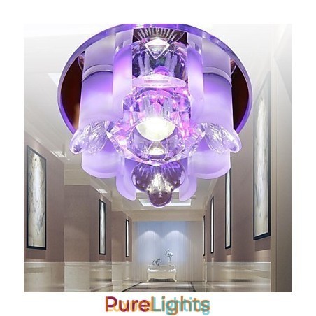 Designer Touch Decorative Modern Contemporary Crystal Metal Flush Mount