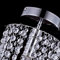 Designer Touch Decorative Flush Mount Crystal Modern Contemporary Outdoors Metal