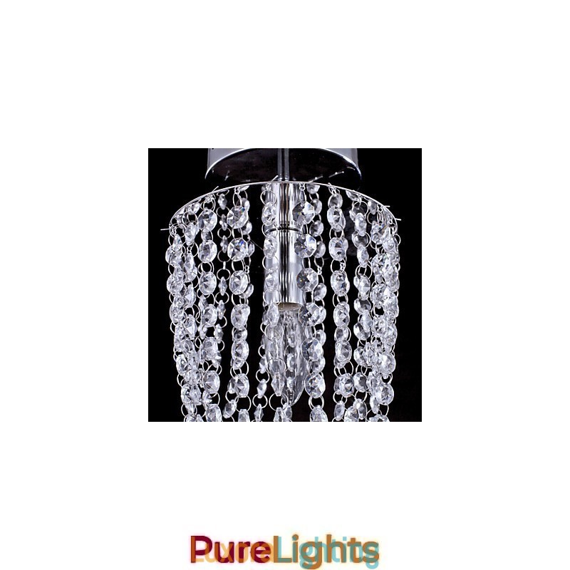 Designer Touch Decorative Flush Mount Crystal Modern Contemporary Outdoors Metal