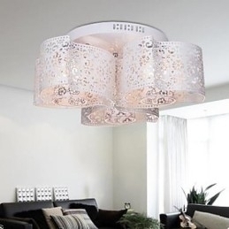 Designer Touch Decorative Wrought iron round light Warm wind 3 absorb dome light