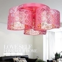 Designer Touch Decorative Wrought iron round light Warm wind 3 absorb dome light