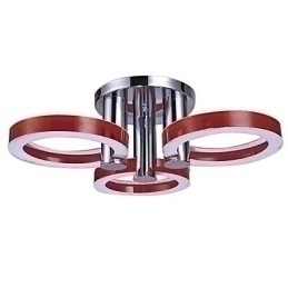 Designer Touch Decorative Modern Contemporary Chrome Metal Flush Mount