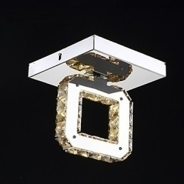 Designer Touch Decorative Modern Contemporary Crystal Metal Flush Mount