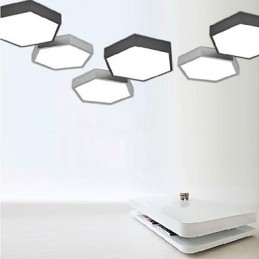 Designer Touch Decorative 30CM 10 15銕reative Honeycomb Absorb Dome Light Hexagonal Geometry Lights Lamp