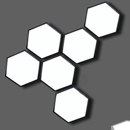 Designer Touch Decorative 30CM 10 15銕reative Honeycomb Absorb Dome Light Hexagonal Geometry Lights Lamp