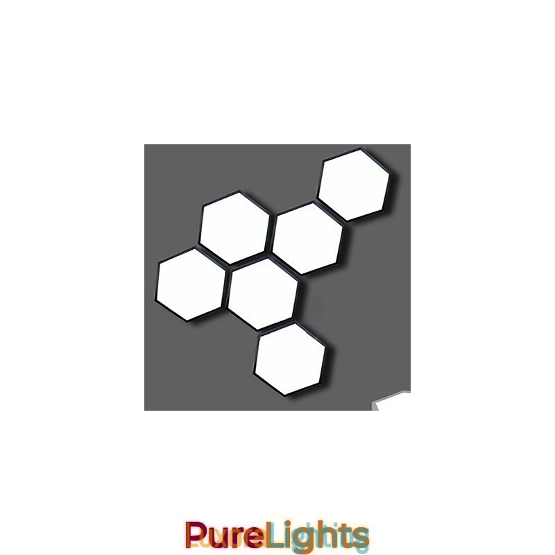 Designer Touch Decorative 30CM 10 15銕reative Honeycomb Absorb Dome Light Hexagonal Geometry Lights Lamp