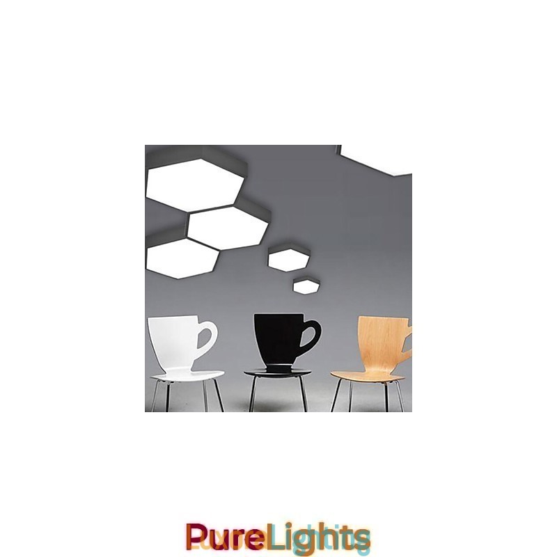 Designer Touch Decorative 30CM 10 15銕reative Honeycomb Absorb Dome Light Hexagonal Geometry Lights Lamp