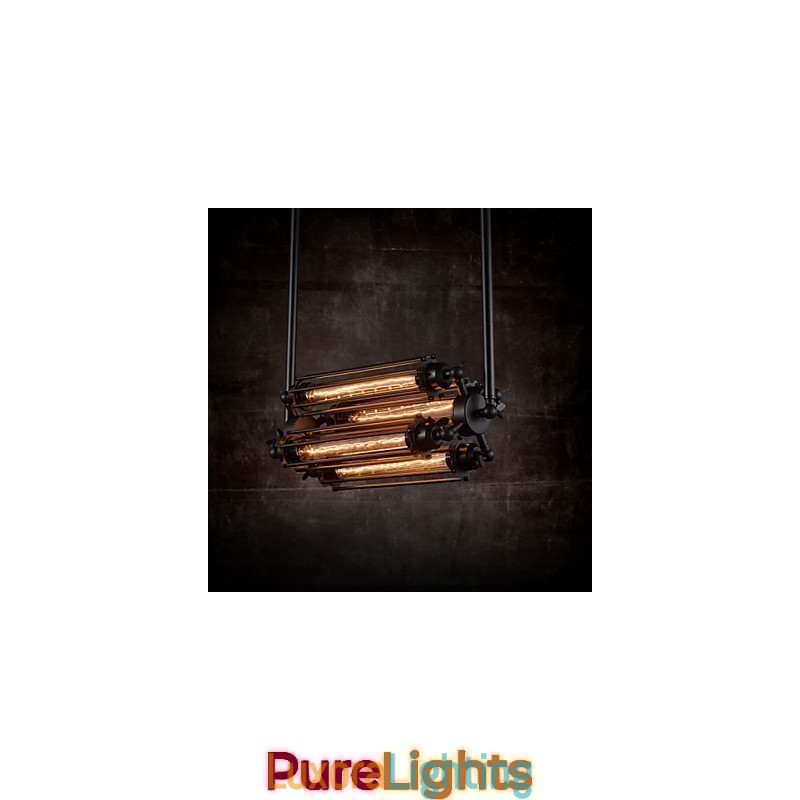 Designer Touch Decorative Rustic Lodge Retro Mini Style Electroplated Metal Chandelier