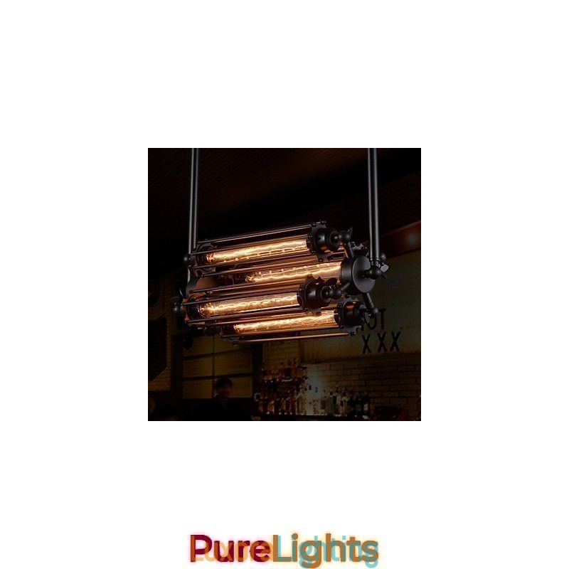 Designer Touch Decorative Rustic Lodge Retro Mini Style Electroplated Metal Chandelier