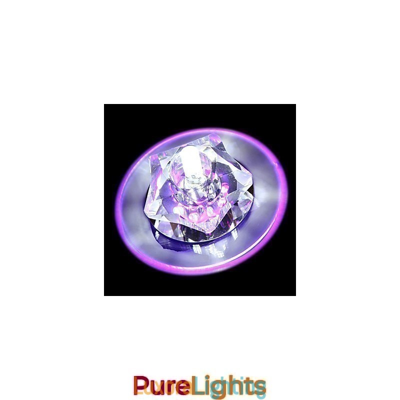 Designer Touch Decorative Modern Contemporary Crystal Chrome Crystal Flush Mount