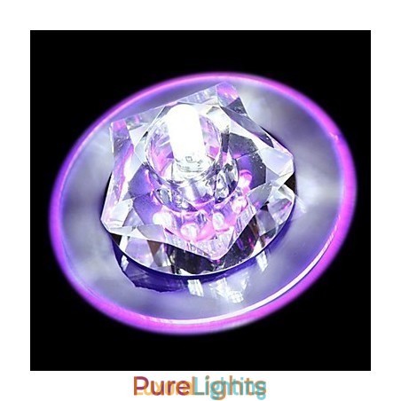 Designer Touch Decorative Modern Contemporary Crystal Chrome Crystal Flush Mount