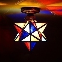 Designer Touch Decorative Artistic Individuality Creative Porch Modern Stars Absorb Dome Light Lamp