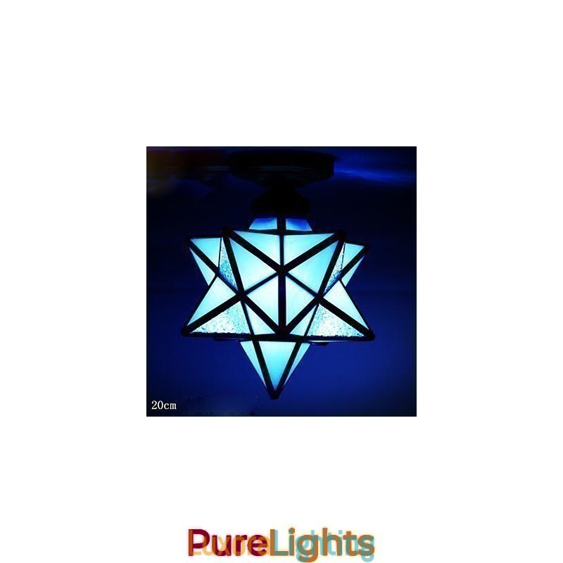 Designer Touch Decorative Artistic Individuality Creative Porch Modern Stars Absorb Dome Light Lamp