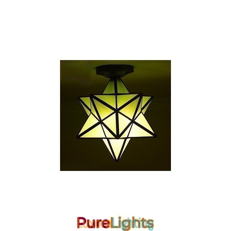 Designer Touch Decorative Artistic Individuality Creative Porch Modern Stars Absorb Dome Light Lamp