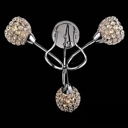 Designer Touch Decorative Modern Contemporary Traditional Classic Crystal Electroplated Metal Pendant Light Flush Mount
