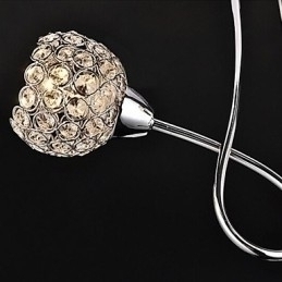 Designer Touch Decorative Modern Contemporary Traditional Classic Crystal Electroplated Metal Pendant Light Flush Mount