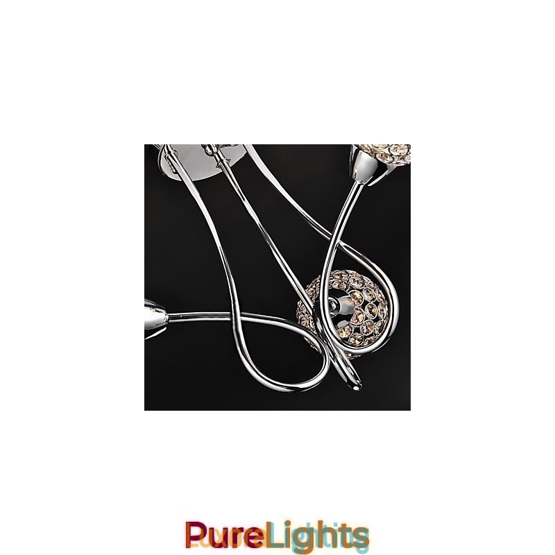 Designer Touch Decorative Modern Contemporary Traditional Classic Crystal Electroplated Metal Pendant Light Flush Mount