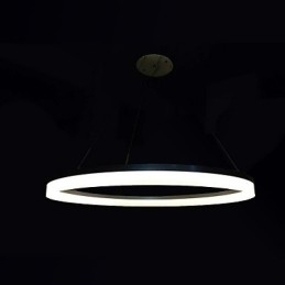 Designer Touch Decorative Round Pendant Light Modern Acrylic Lamps Lighting Luxurious Single Ring Ceiling Lights Fixtures