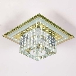 Designer Touch Decorative Crystal Ceiling Lamp Spotlight SMD 3W Creative Lamp Tube Light Colorful Color Dome Light