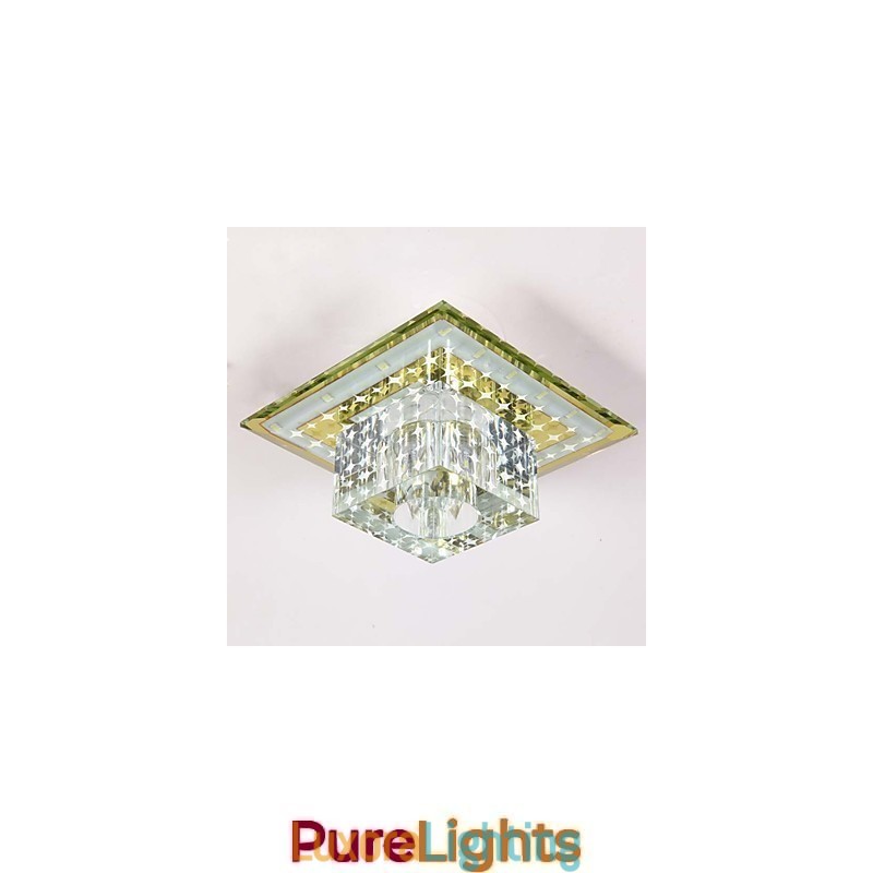 Designer Touch Decorative Crystal Ceiling Lamp Spotlight SMD 3W Creative Lamp Tube Light Colorful Color Dome Light