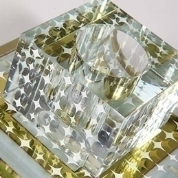 Designer Touch Decorative Crystal Ceiling Lamp Spotlight SMD 3W Creative Lamp Tube Light Colorful Color Dome Light