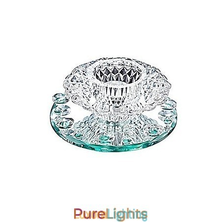 Designer Touch Decorative Modern Contemporary Crystal Mini Style Chrome Metal Flush Mount