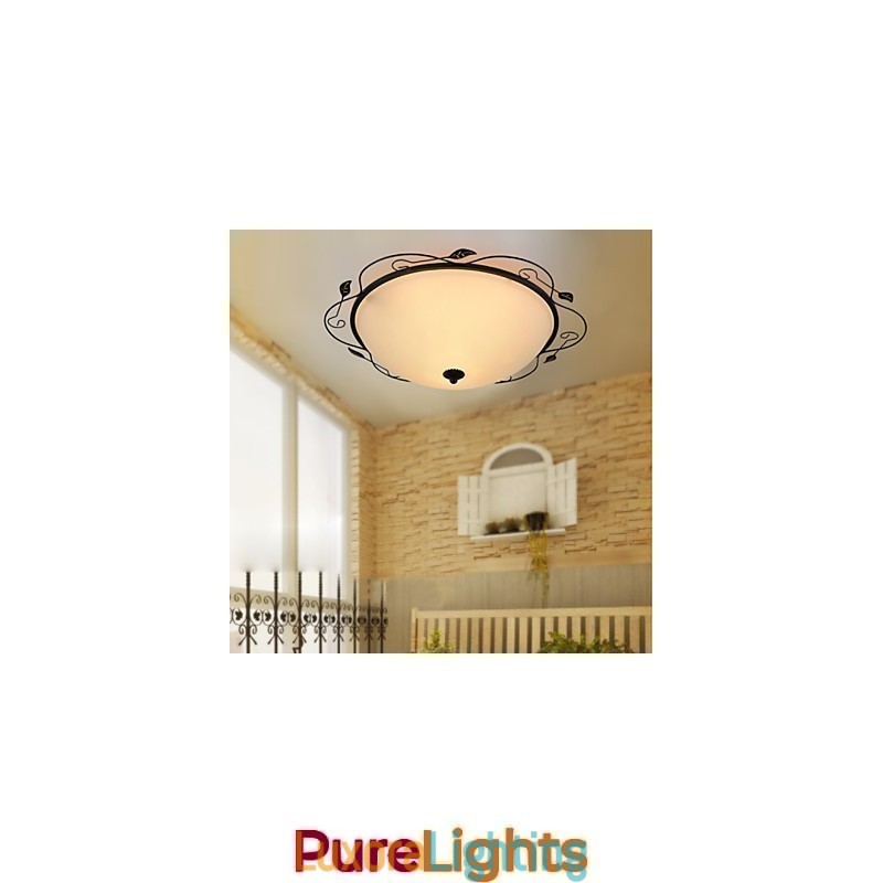 Designer Touch Decorative 32CM Europe Type Style Rural Classical Absorb Dome Light Lamp