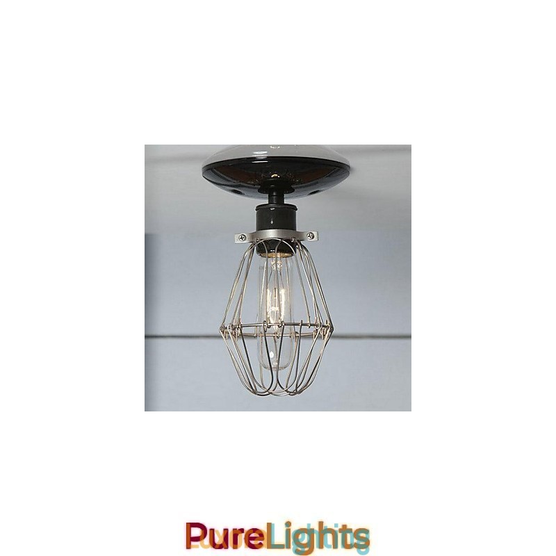 Designer Touch Decorative Country Painting Metal Flush Mount