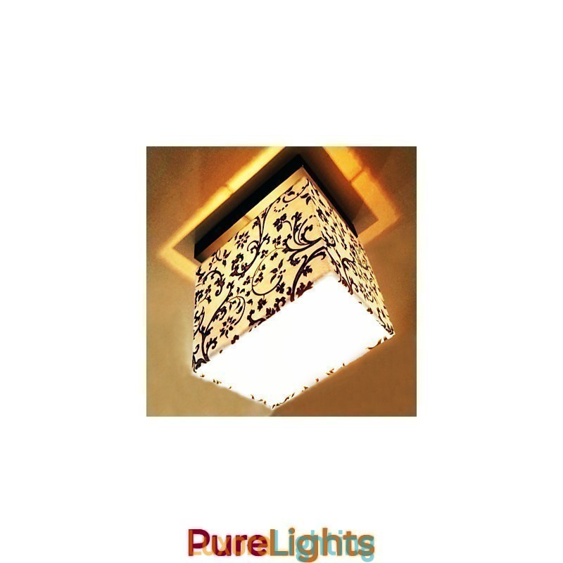 Designer Touch Decorative Modern Contemporary Painting Metal Flush Mount