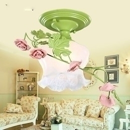 Designer Touch Decorative Valentine'S Day The Rose Garden Flowers And Plants Absorb Dome Light