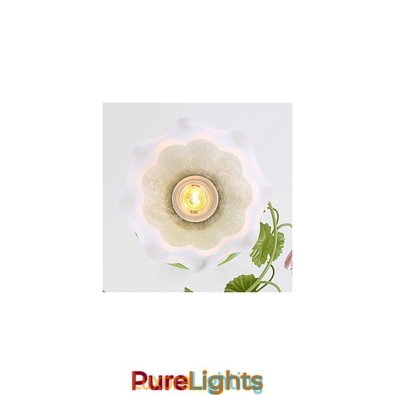 Designer Touch Decorative Valentine'S Day The Rose Garden Flowers And Plants Absorb Dome Light