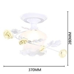 Designer Touch Decorative Valentine'S Day The Rose Garden Flowers And Plants Absorb Dome Light