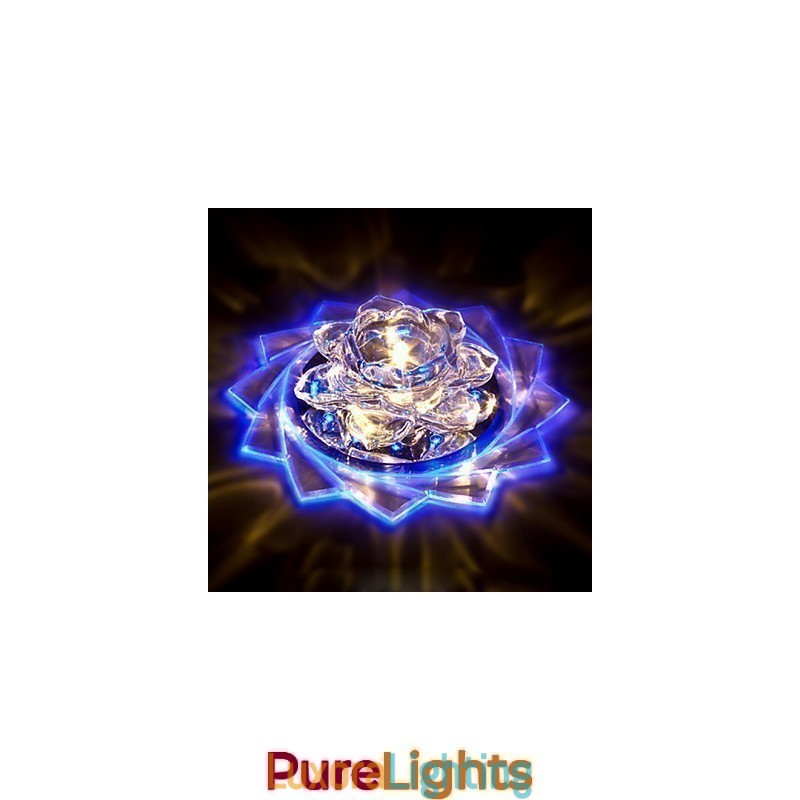 Designer Touch Decorative 20*8.5CM Mini Crystal Ceiling Lamp Spotlight 3W Creative Lamp Tube Light Colorful Color Square Dome Light