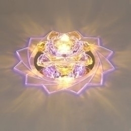 Designer Touch Decorative 20*8.5CM Mini Crystal Ceiling Lamp Spotlight 3W Creative Lamp Tube Light Colorful Color Square Dome Light