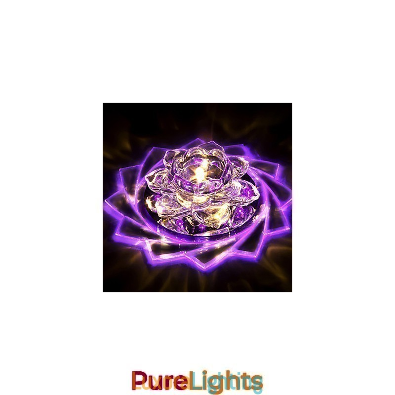 Designer Touch Decorative 20*8.5CM Mini Crystal Ceiling Lamp Spotlight 3W Creative Lamp Tube Light Colorful Color Square Dome Light