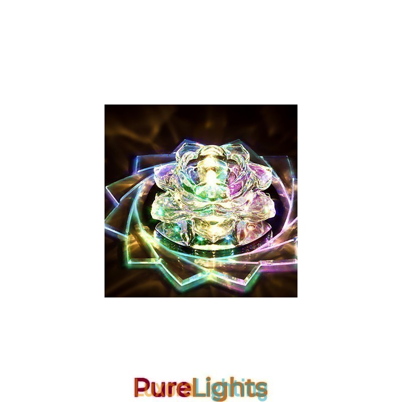 Designer Touch Decorative 20*8.5CM Mini Crystal Ceiling Lamp Spotlight 3W Creative Lamp Tube Light Colorful Color Square Dome Light