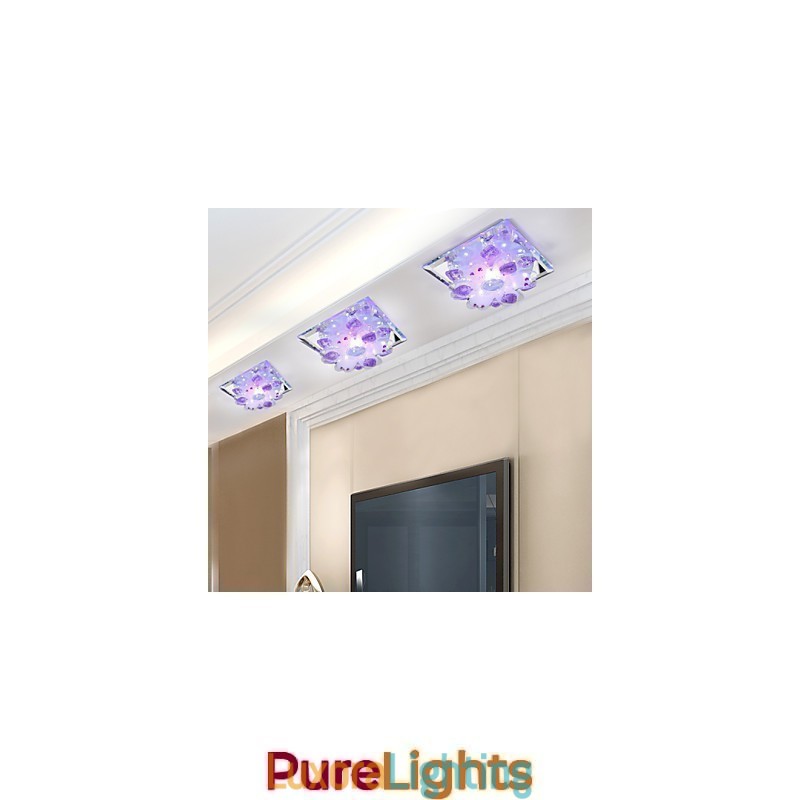 Designer Touch Decorative Square Smallpox Lamp Light Crystal Light Creatives Dome Light Tube Lamp Light