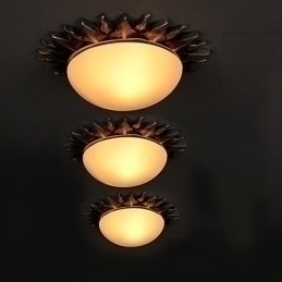 Designer Touch Decorative 26*8CM Contemporary And Contracted Cartoon Art Sunflowers Absorb Dome Light