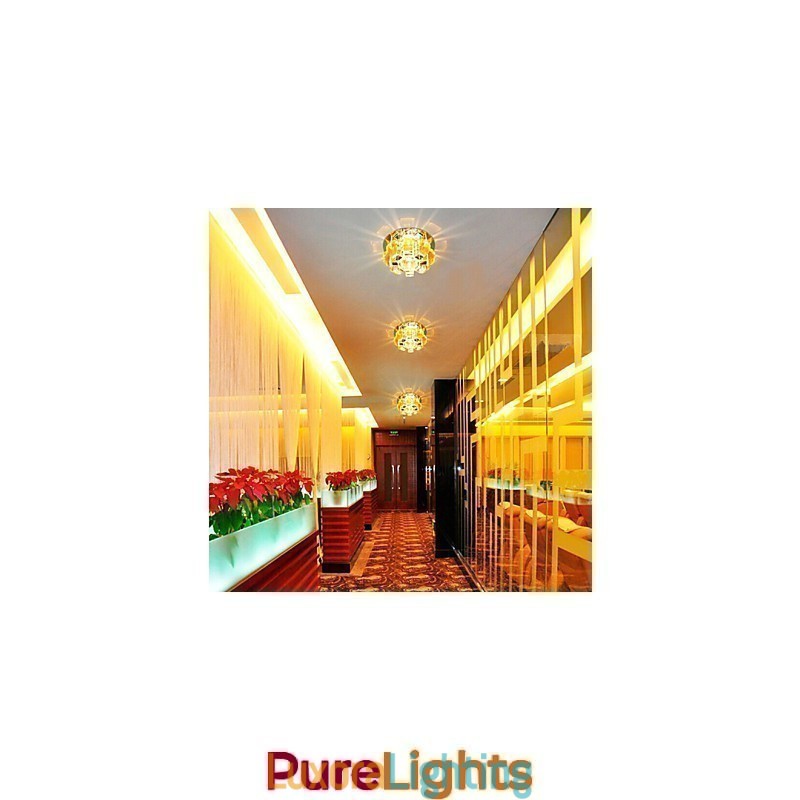 Designer Touch Decorative Crystal Lamp Smd CreativeTube Spotlight Absorb Dome Light