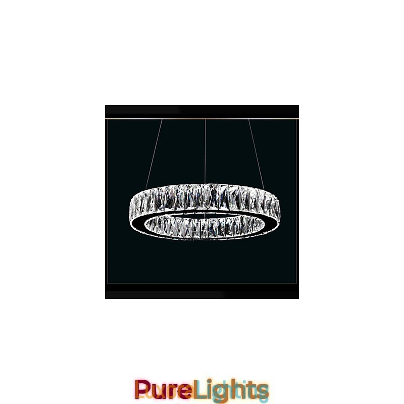 Designer Touch Decorative Crystal Chandelier Lights Lighting Modern Single Rings K9 Large Crystal Indoor Ceiling Light Fixtures