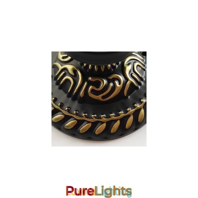 Designer Touch Decorative European Rural Creative Arts Stained Glass Absorb Dome Lamp Light