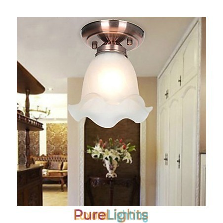 Designer Touch Decorative Europe Type Resin Glass Dome Light Sweet To Absorb Dome Light Lamp